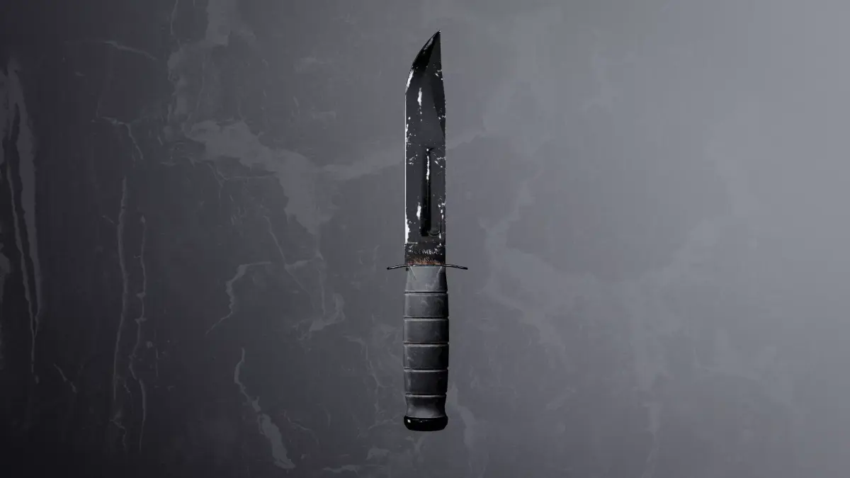 Combat Knife Low-poly 3D model 32