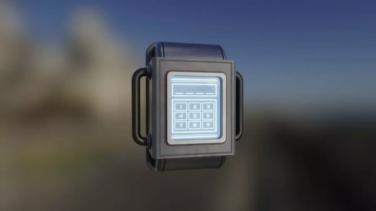 Door Keypad  Low-poly 3D model