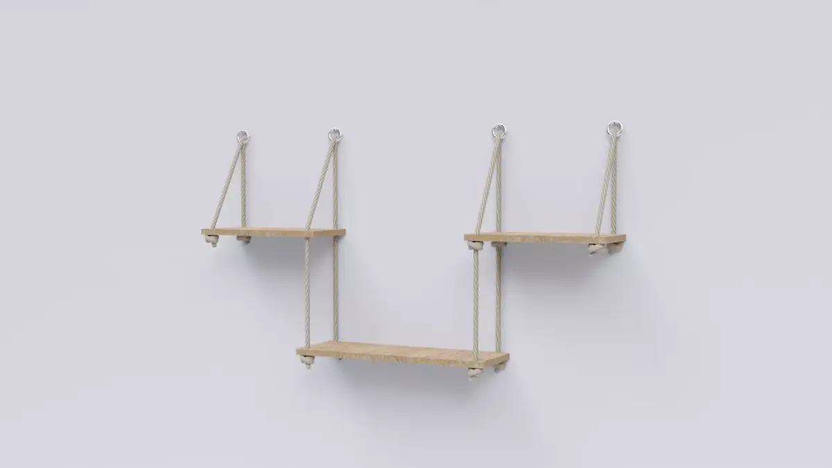 Rope Shelf Free 3D model