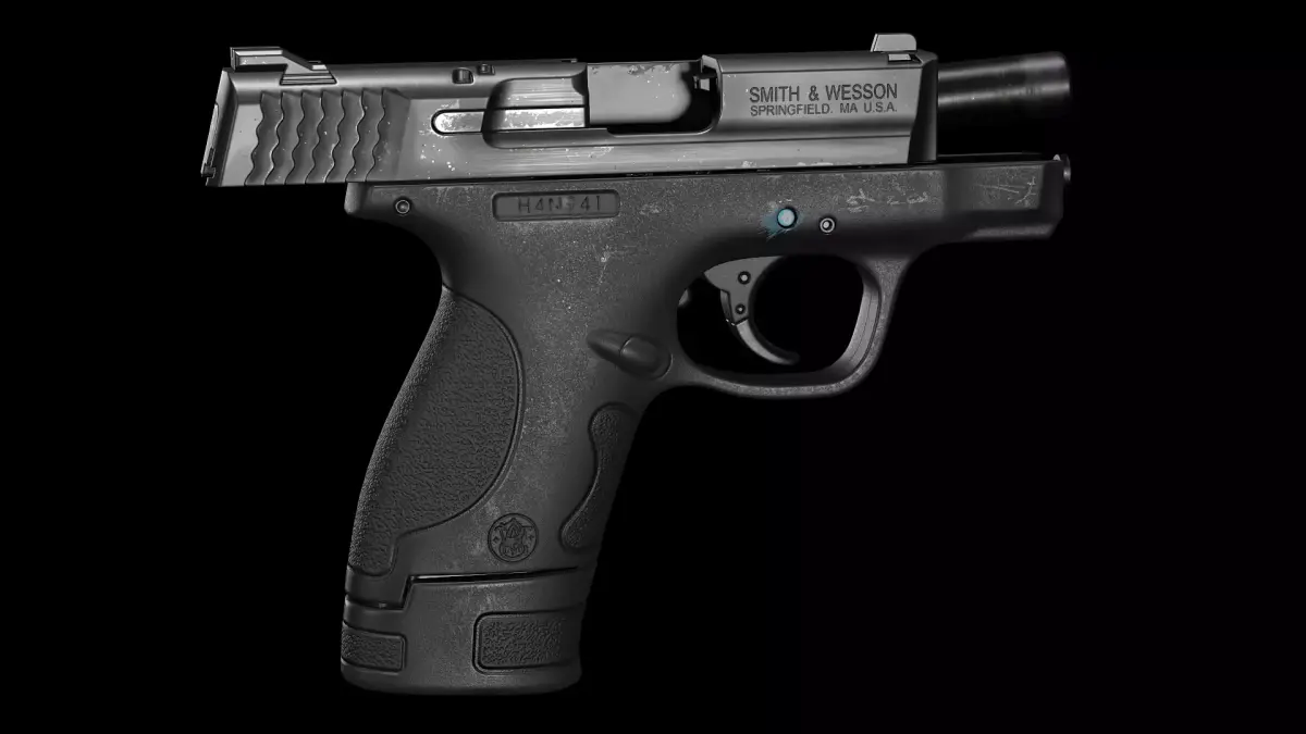 Game Ready MP Shield 9mm Low-poly 3D model