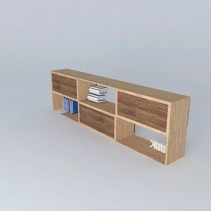 Niche bookshelf Free 3D model