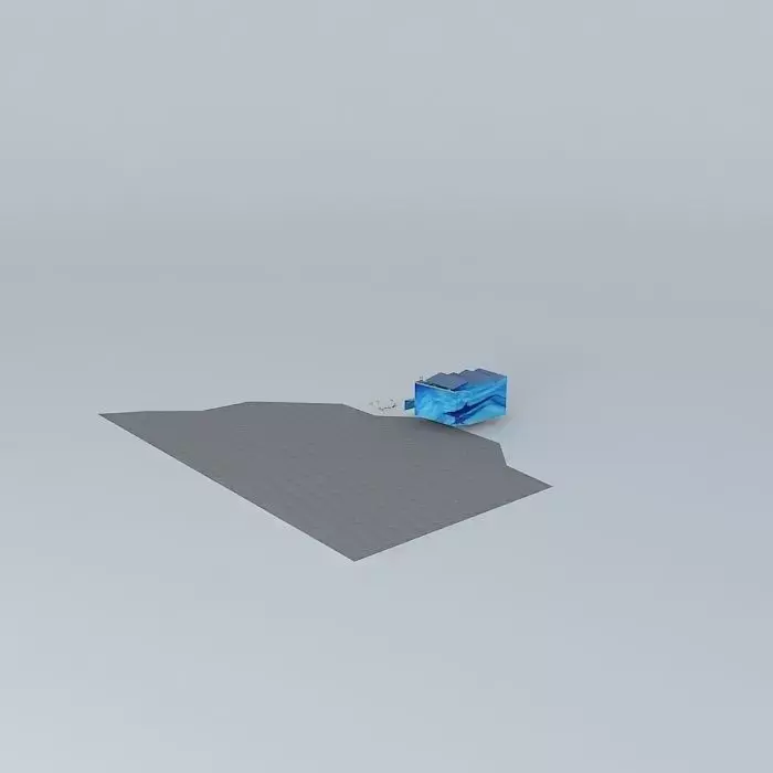 Pool 2 lego brick Free 3D model