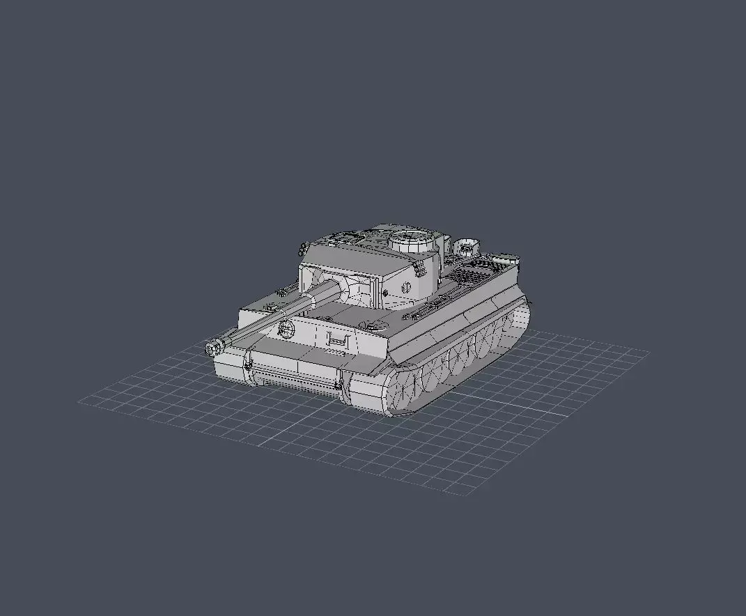 Tiger 1  3D model