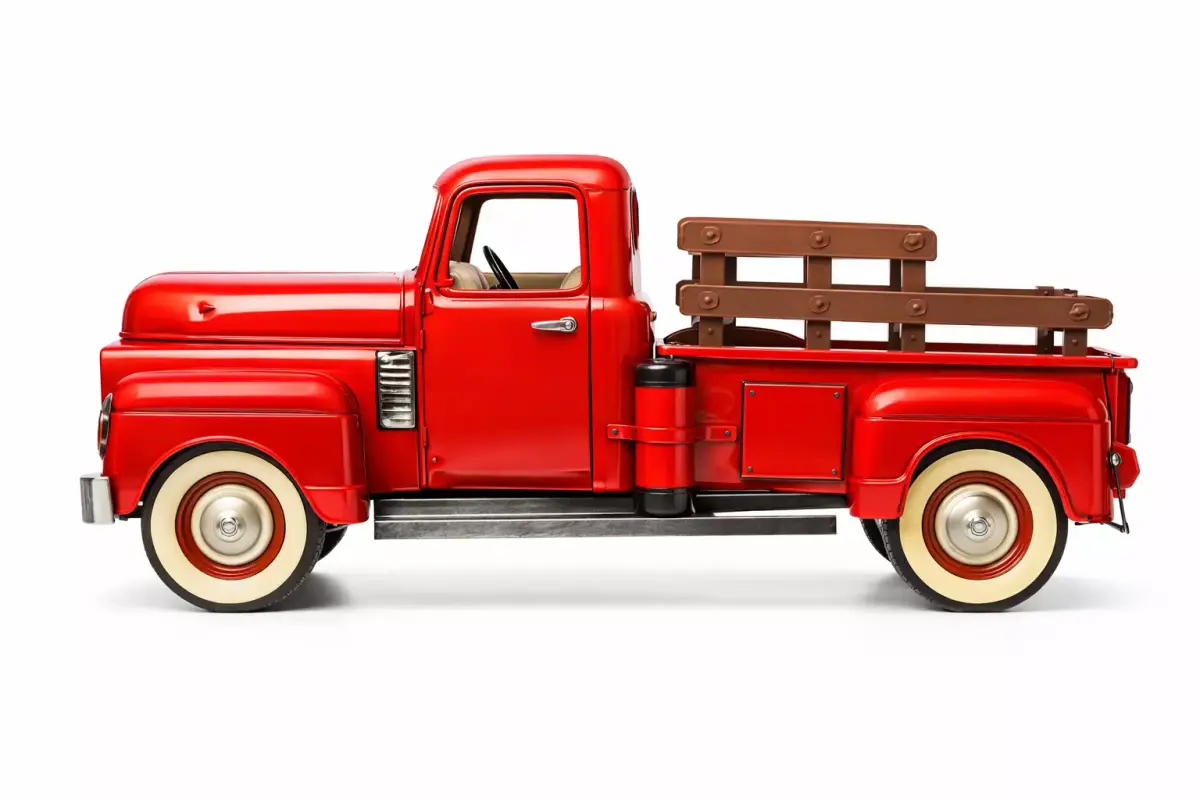 1935 Farm Style Pickup Truck Vintage Utility Vehicle 3D model