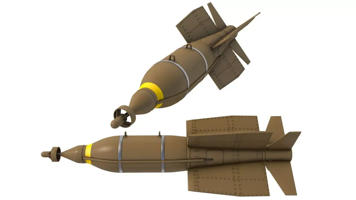 Bolt 117 Laser Guided Bomb 3D model