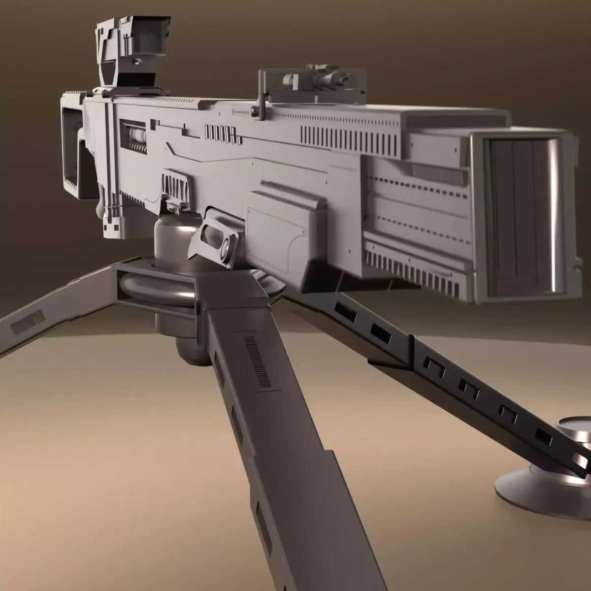 Sci-Fi Snipe 3D model