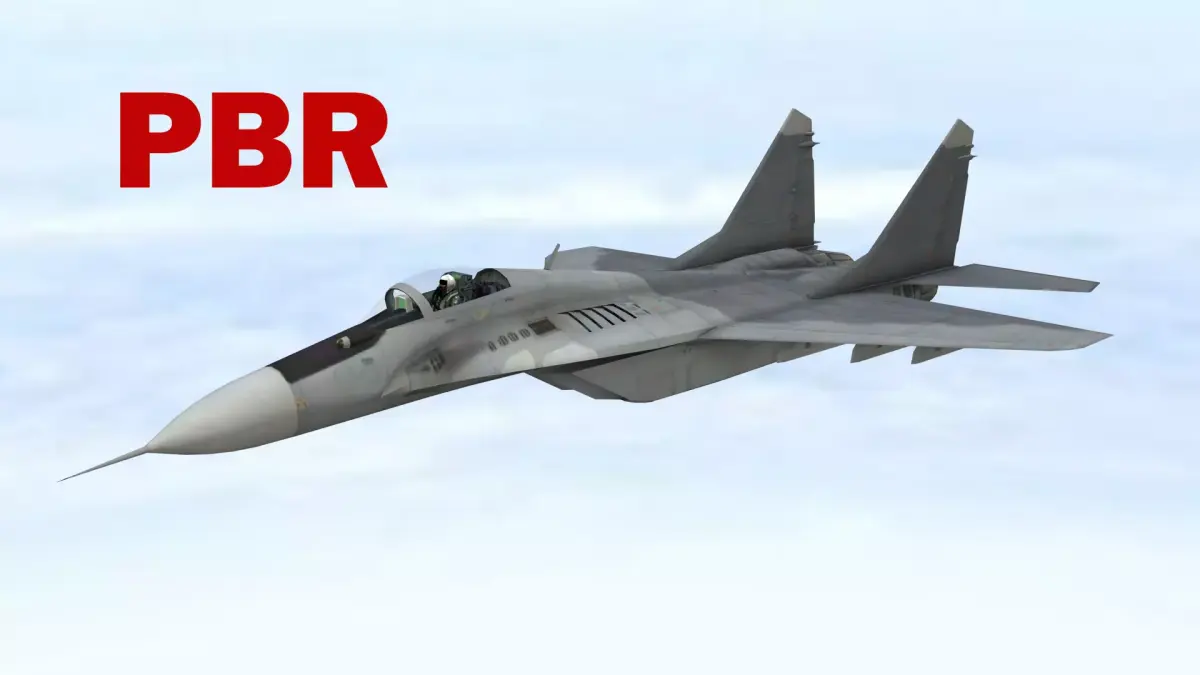 Fighter Jet Flying In Sky Plane V02 Low-poly 3D model