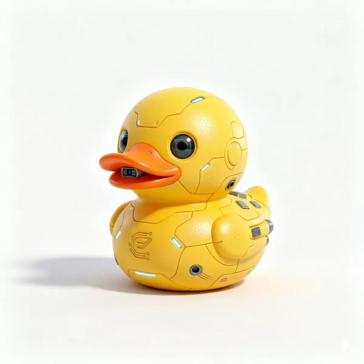 Realistic Cyberpunk Rubber Duck 3D Model 3D Model Low-poly 3D model
