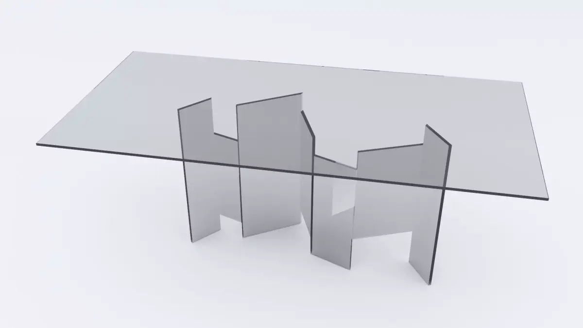Design Fume Glass Table Free 3D model