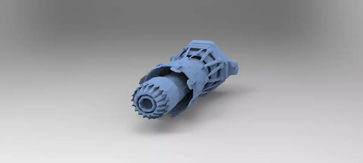 Heman Eternia inspired Ship raygun 3D model
