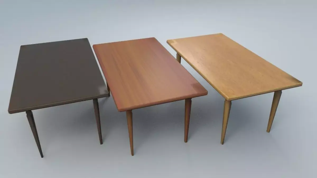 Table1  for interior cafe and kitchen Free low-poly 3D model