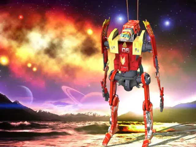 battle droid update d-05 Low-poly 3D model