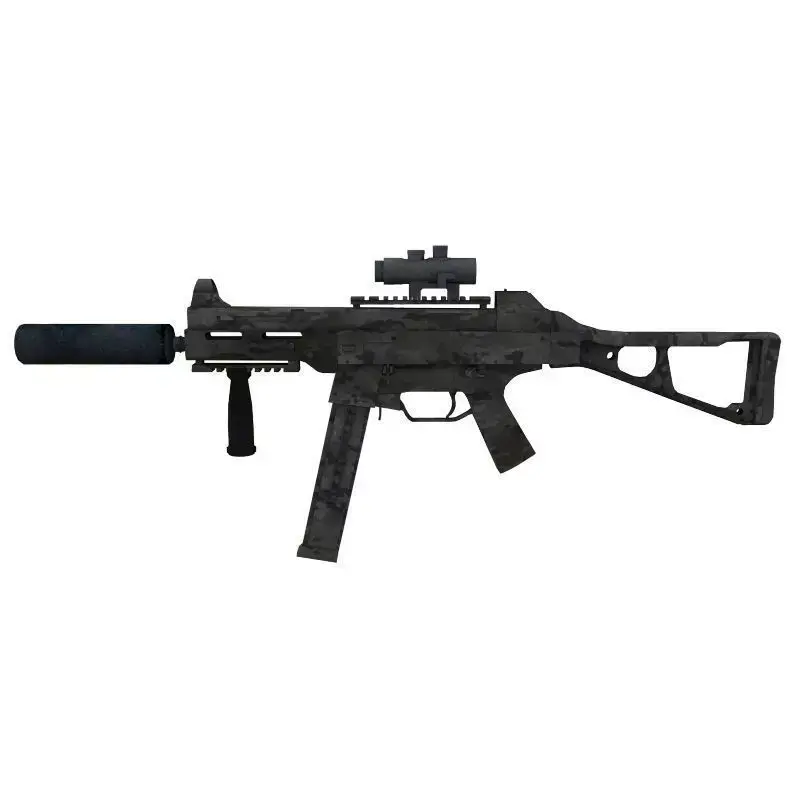 UMP weapon Low-poly 3D model