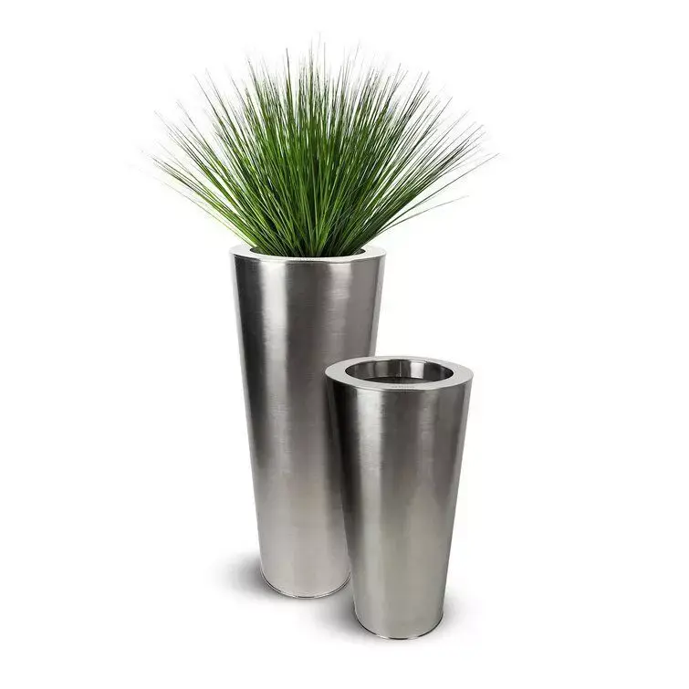 Coro Secrist Stainless Steel Pot Planter Free 3D model