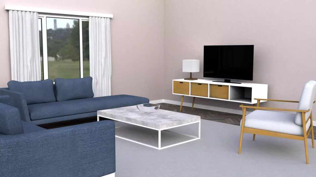 Contemporary Furniture Collection Free Free low-poly 3D model