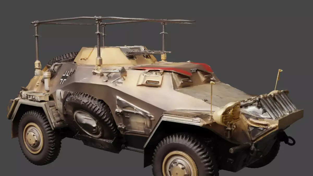SdKfz 223  3D print model