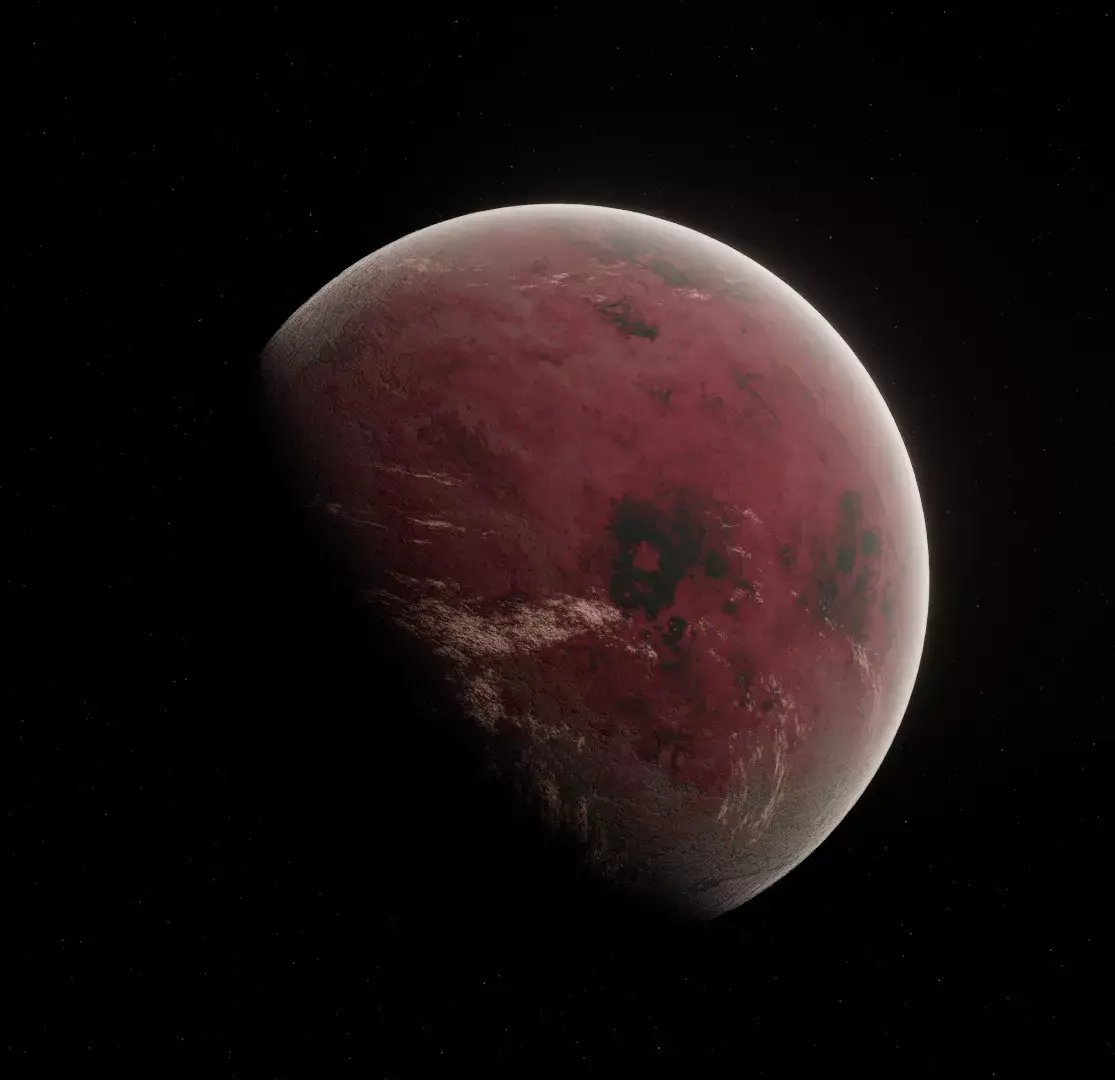 Planet Space Ready to game Low-poly 3D model 3