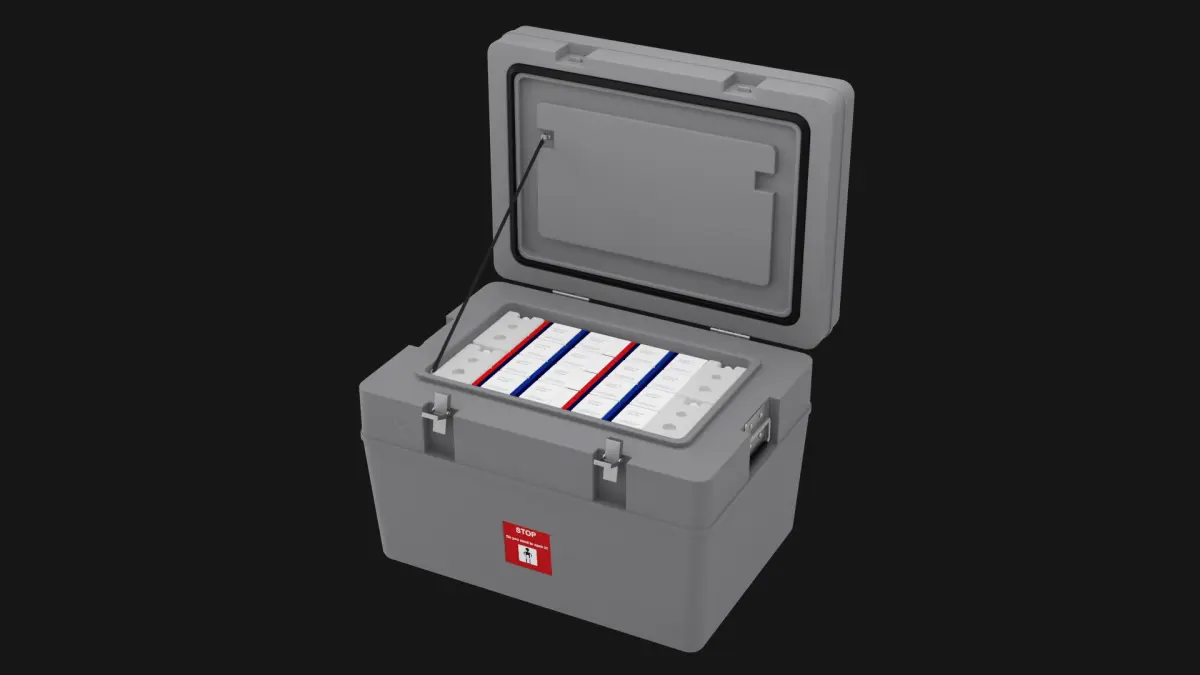 Vaccine Cold Box 3D model