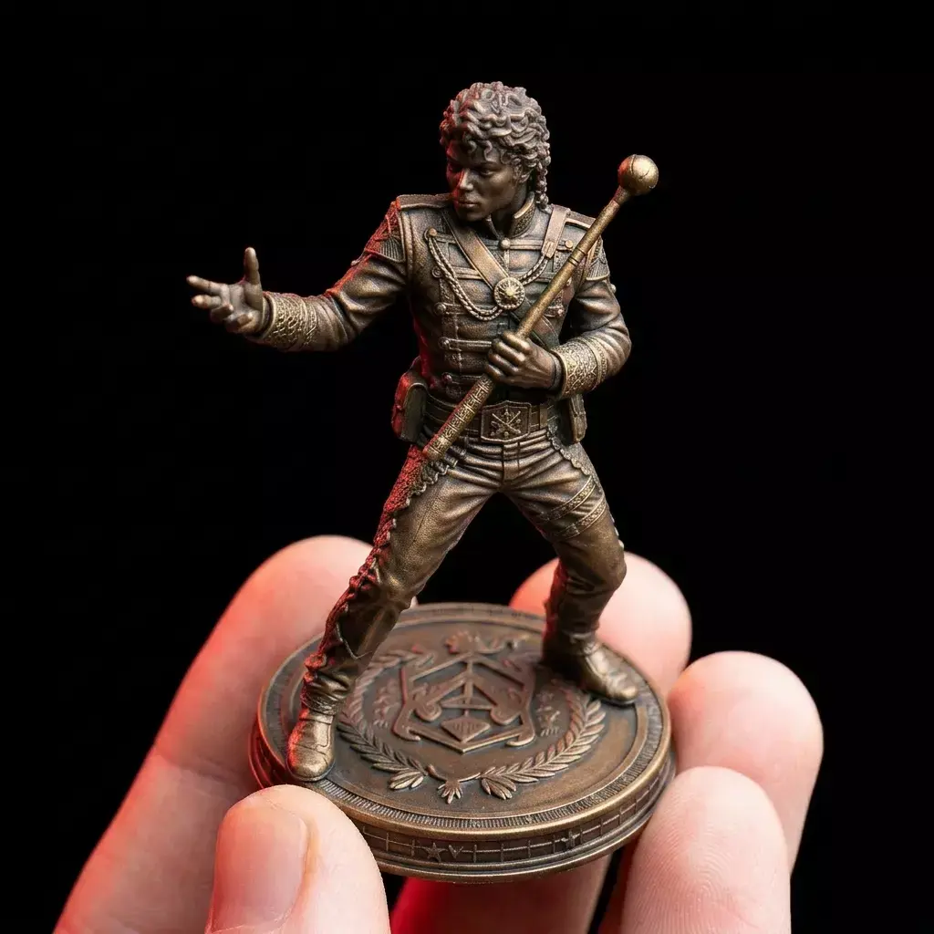 The King of Pop - Royal Military Edition STL 3D print model