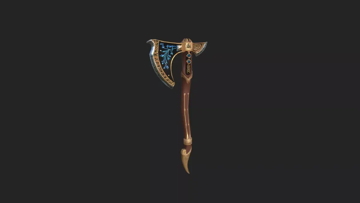 axe 3D Model 012 Low-poly 3D model