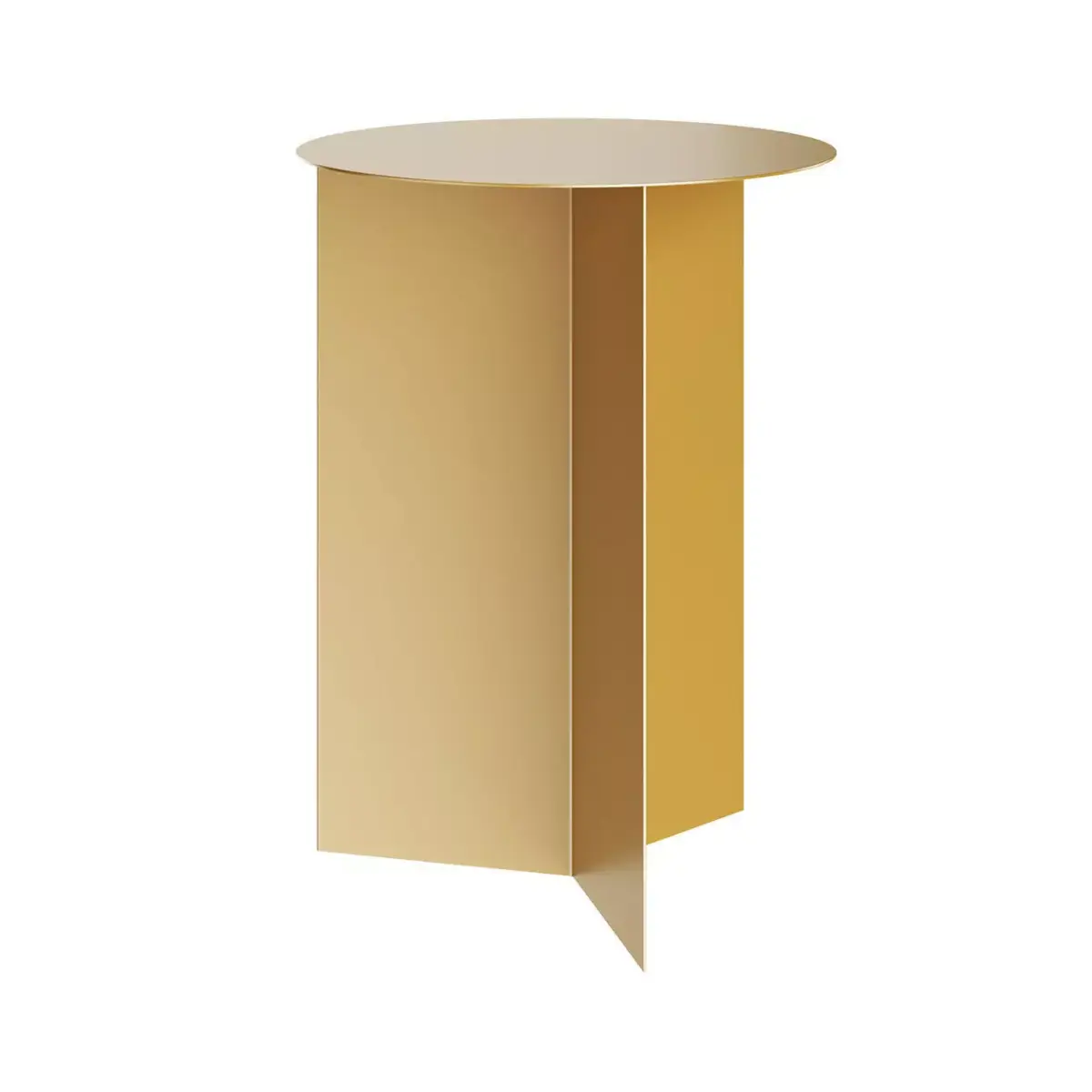 Slit Side Table Round High by Hay Free 3D model