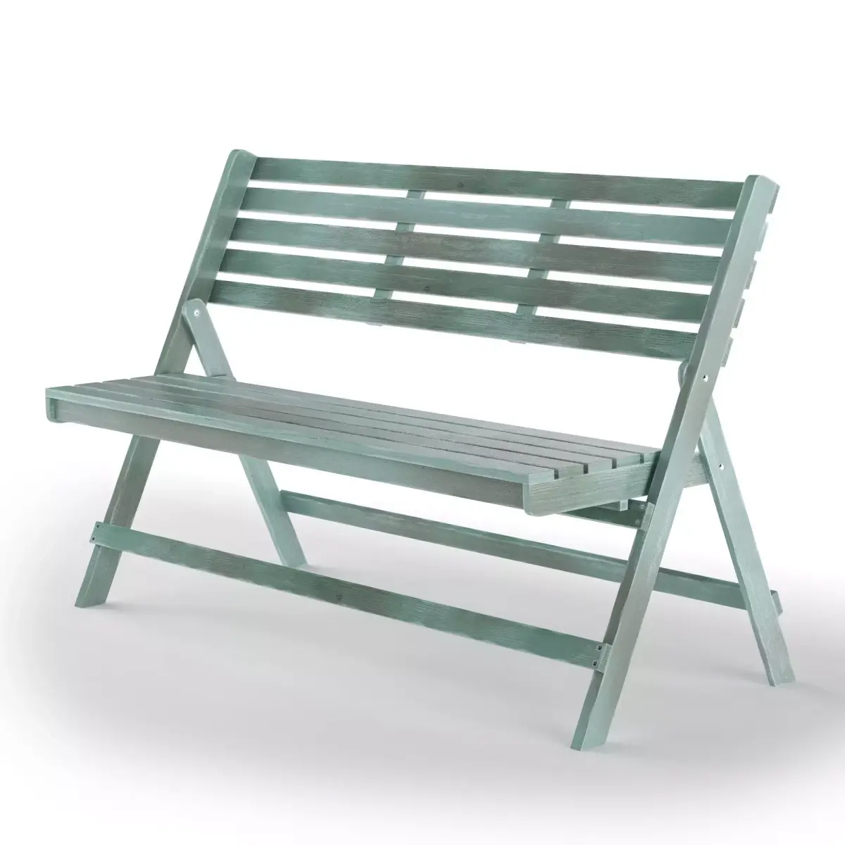 Wooden Bench 3D model 6