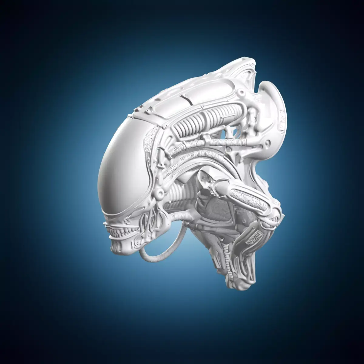 Xenomorph Alien Sculpture 3D print model