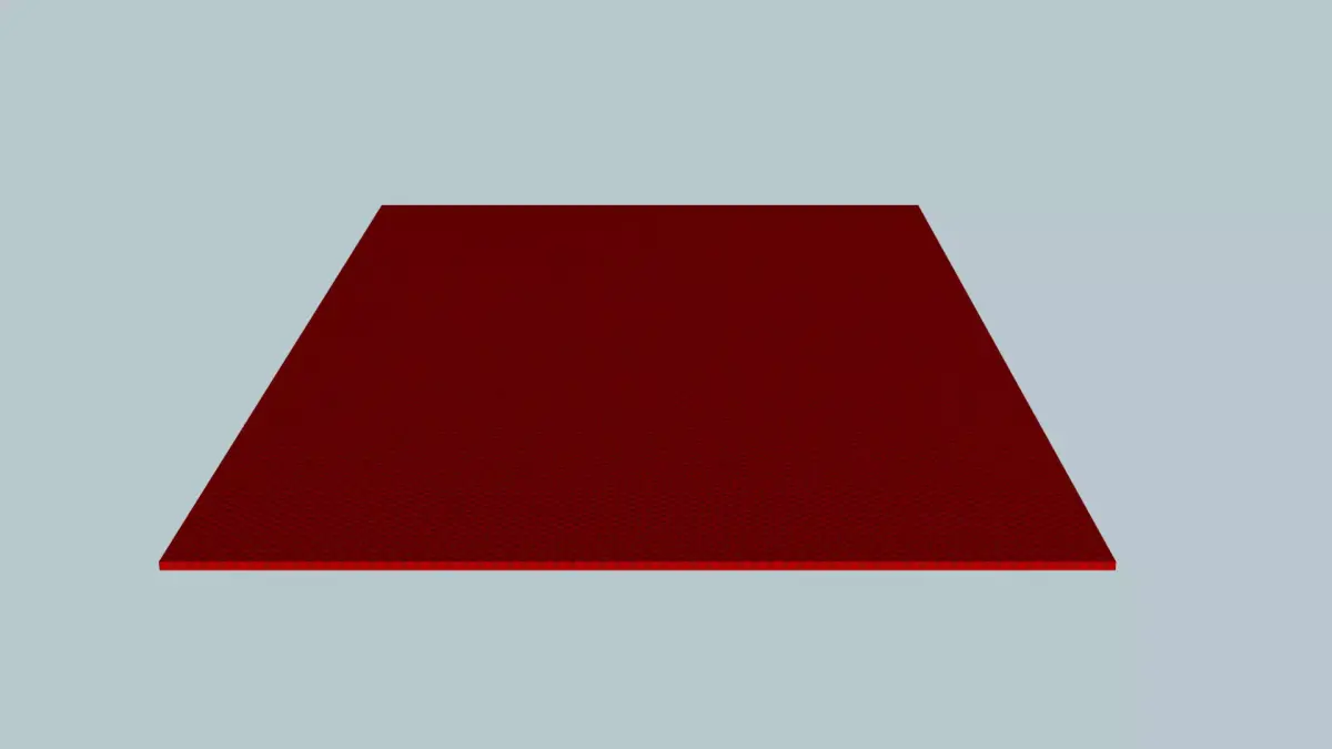 Carpet plastic sheet Free low-poly 3D model