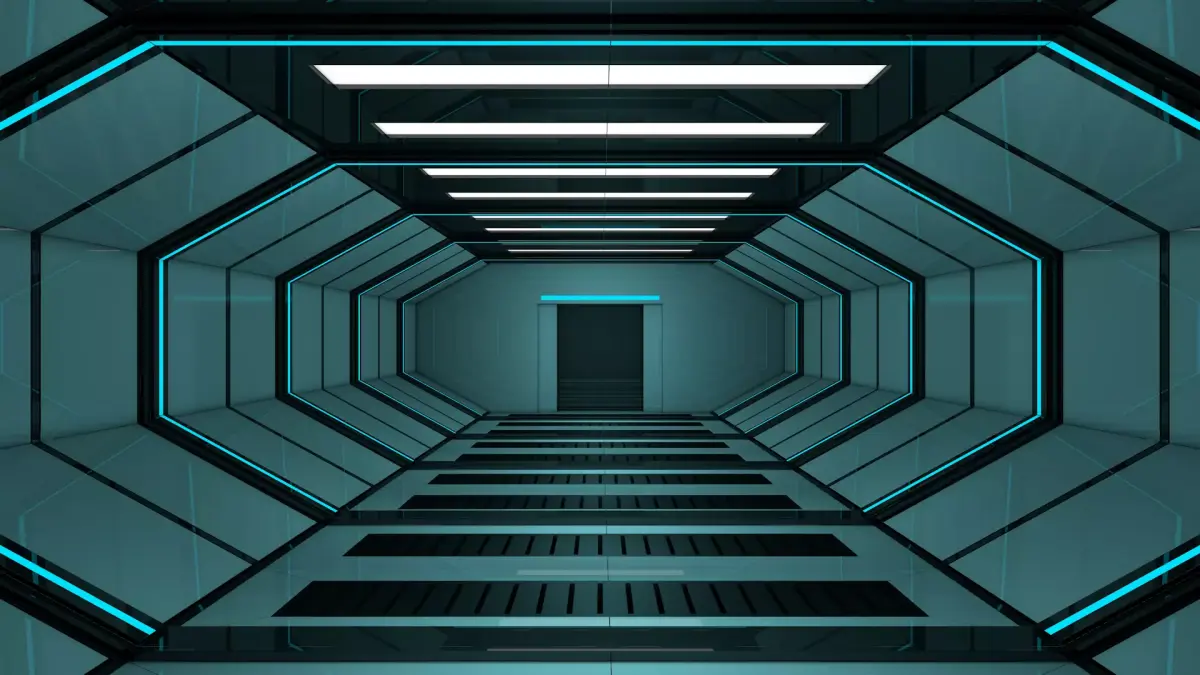 Sci Fi corridor 3D model 188