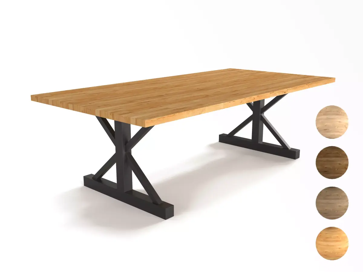 outdoor loft table interior  FOUR COLORS 3D model