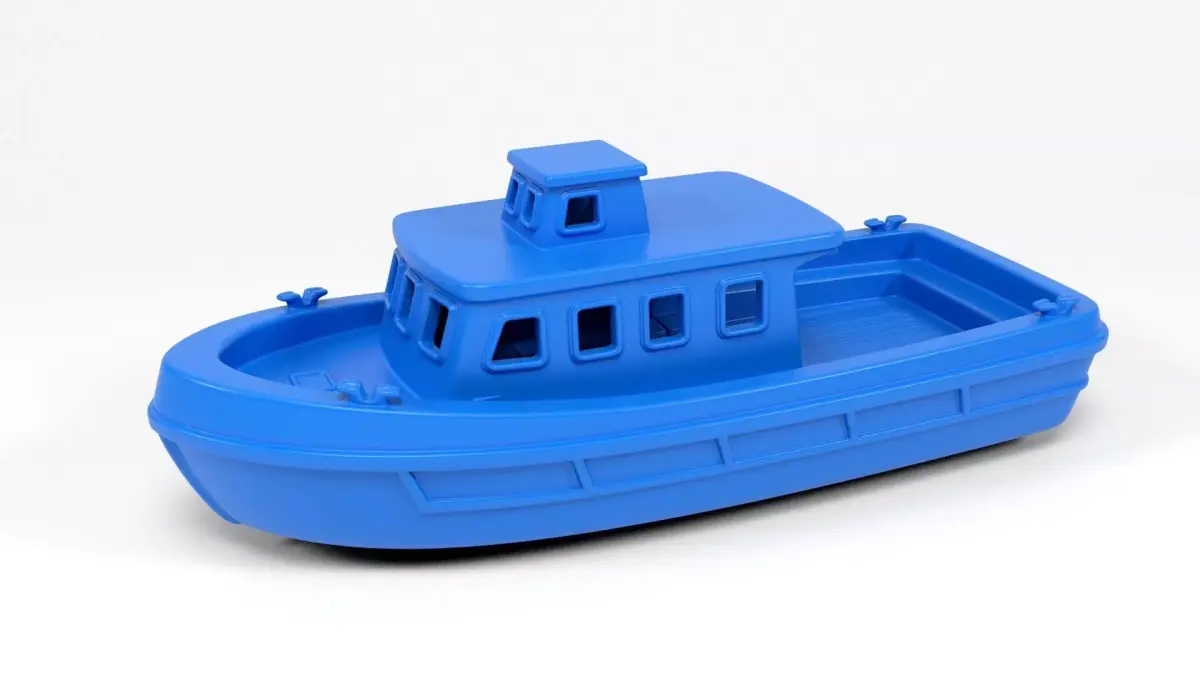 Toy passenger ship 2 3D print model