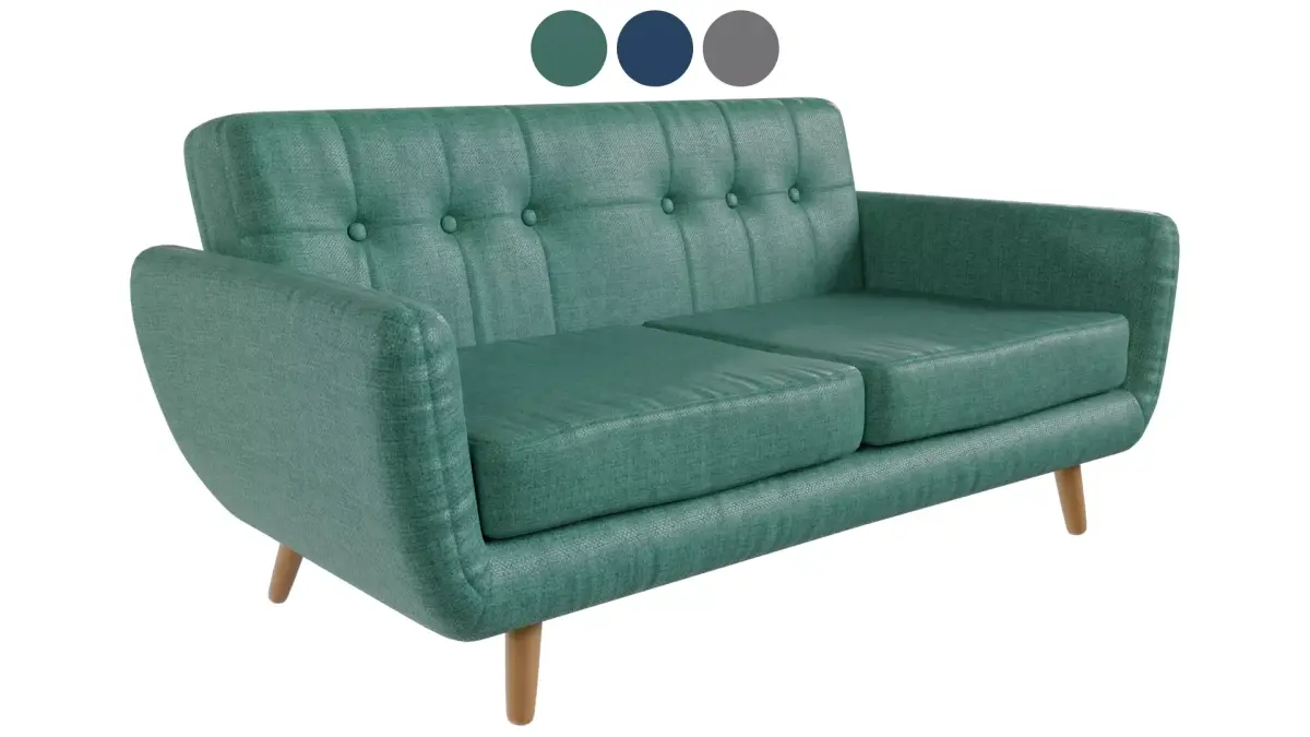 Modern Scandinavian Sofa - 3 Colors - Free Free low-poly 3D model