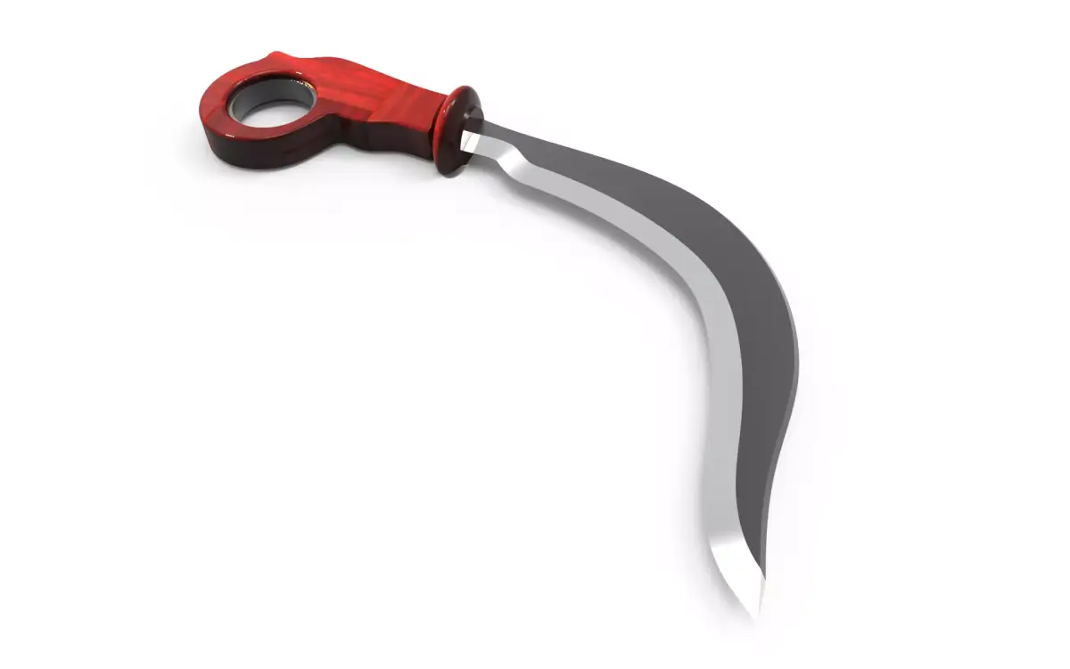 Kerambit  Low-poly 3D model