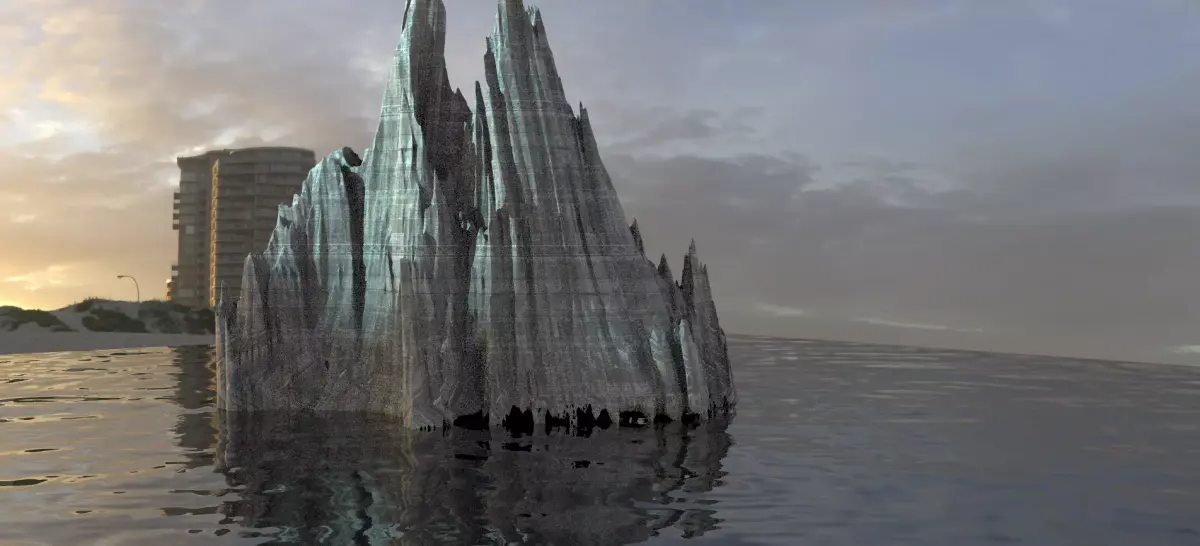 Floating Mountain  3D model