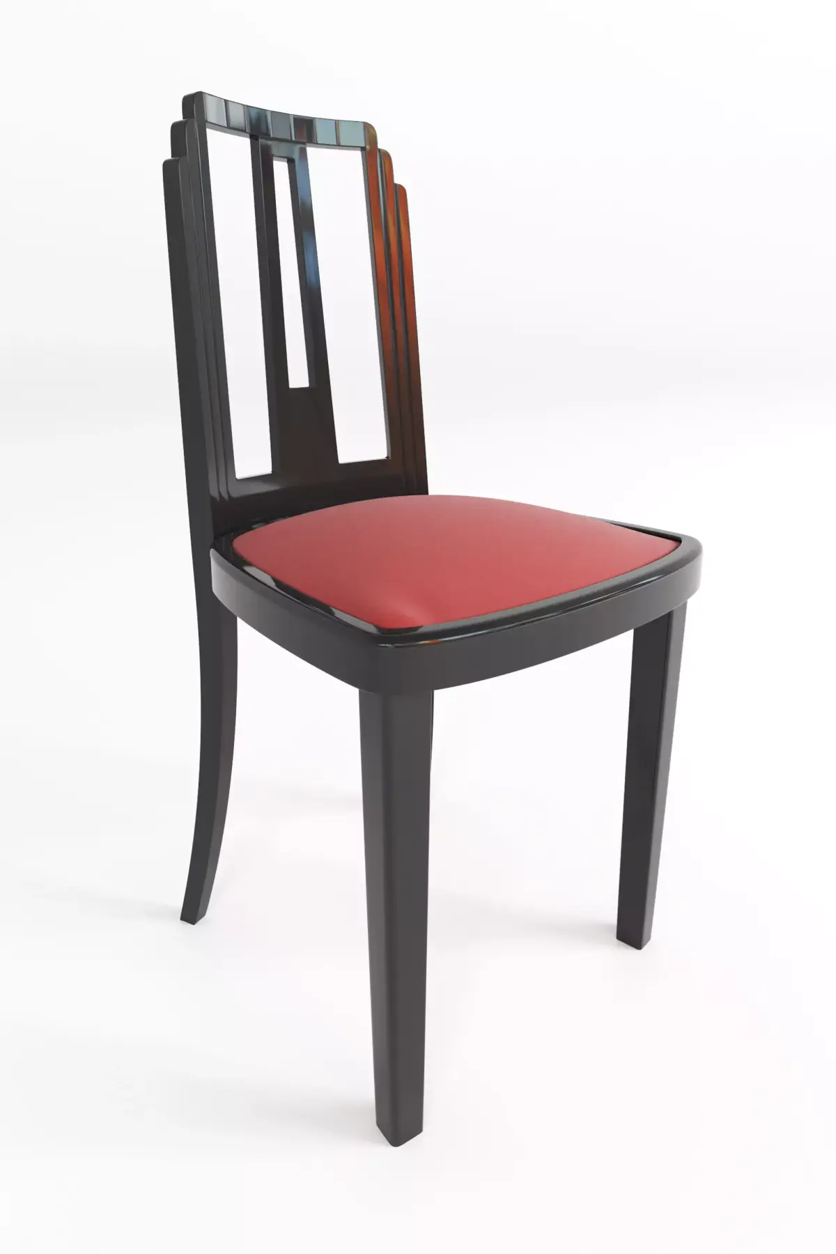 Art Deco Black Lacquer  3D model