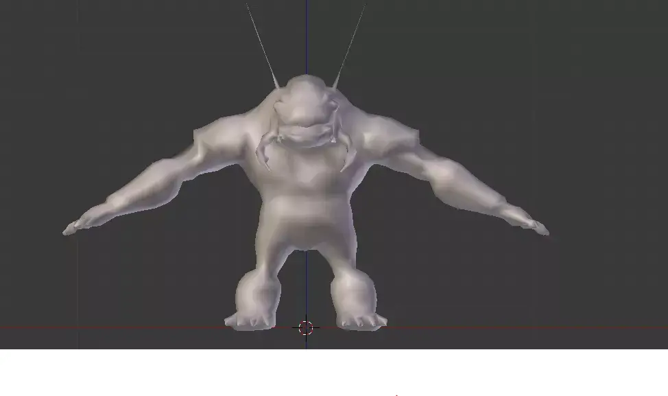 Umber Hulk Low-poly 3D model