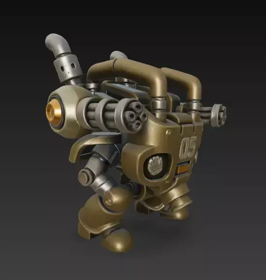 Metal Slug Robot 01 3D print model