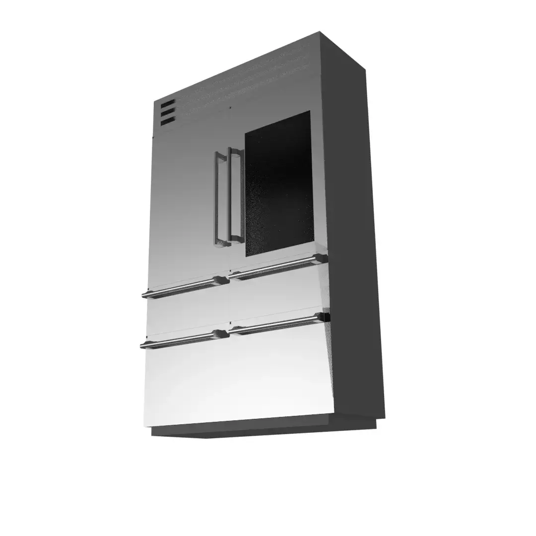 Fridge refrigerator Free low-poly 3D model purchase