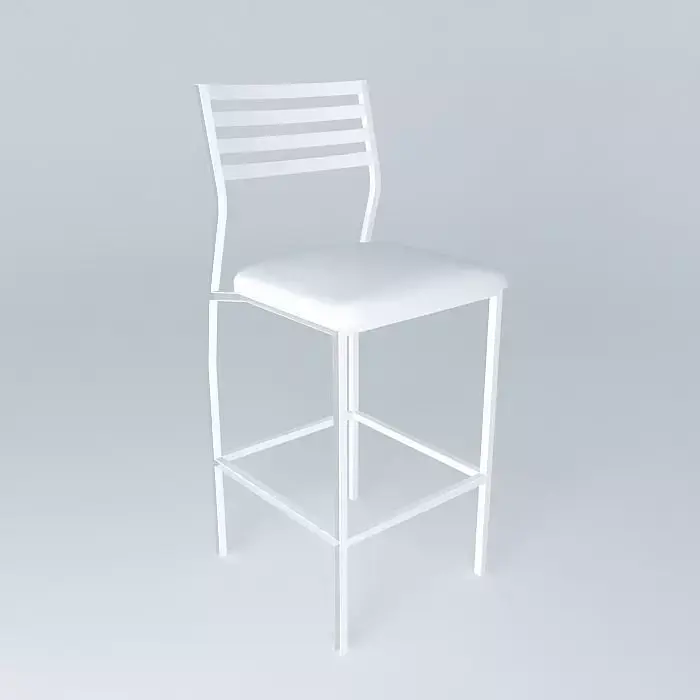Bar Stool Free 3D model 6