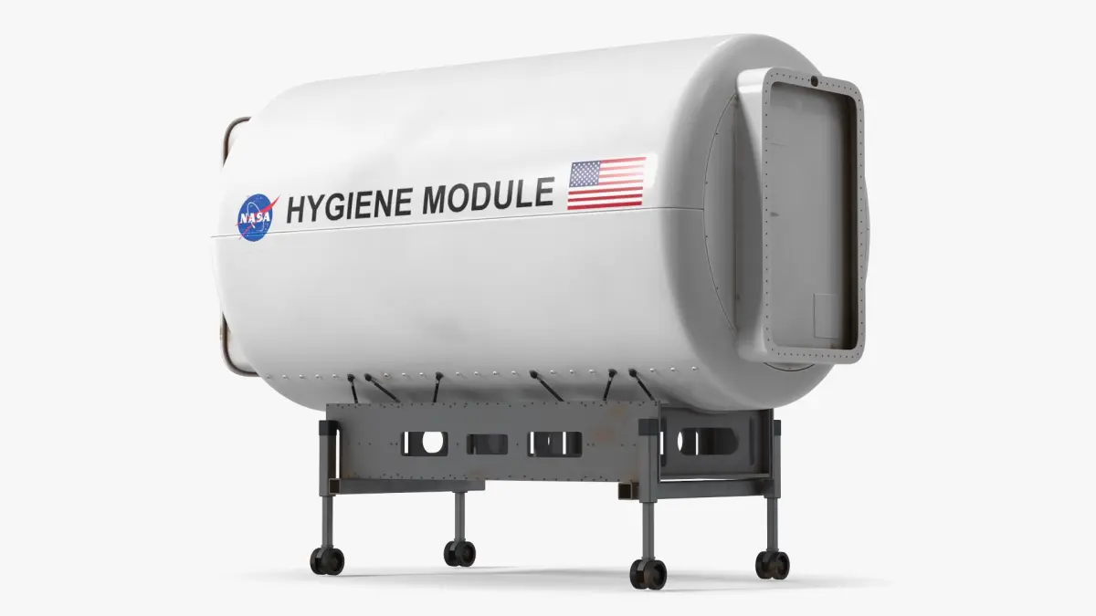 NASA Space Hygiene Module Mobile 3D model