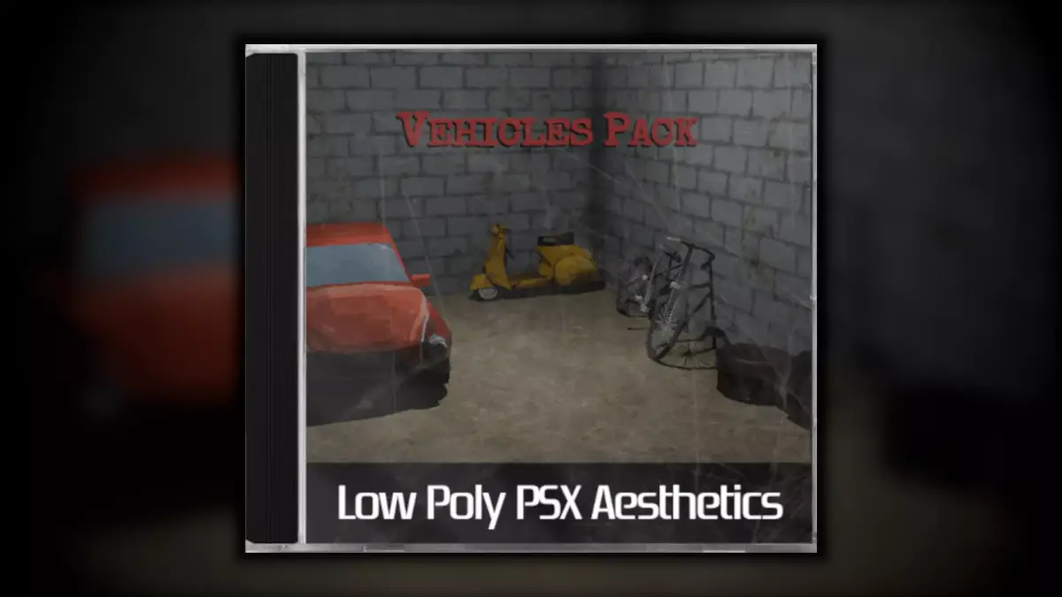 PSX Low-Poly Vehicles Pack Low-poly 3D model