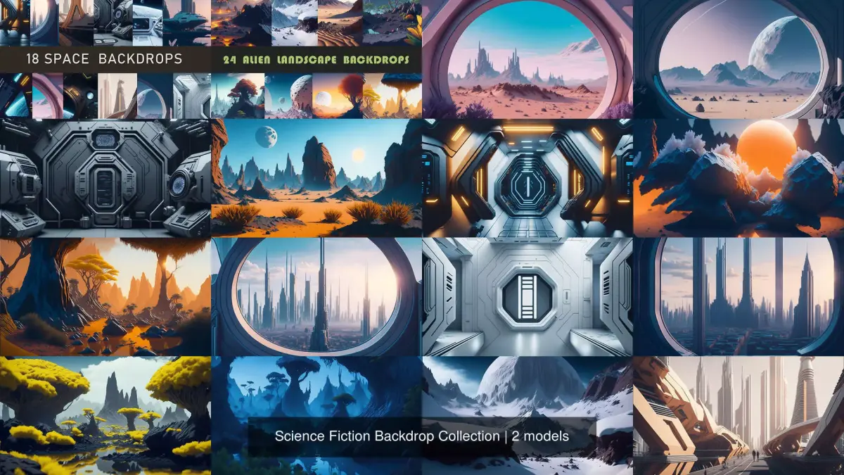 Science Fiction Backdrop Collection Texture purchase