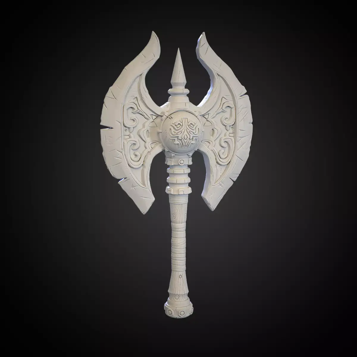 Stylized Axe 02 3D model