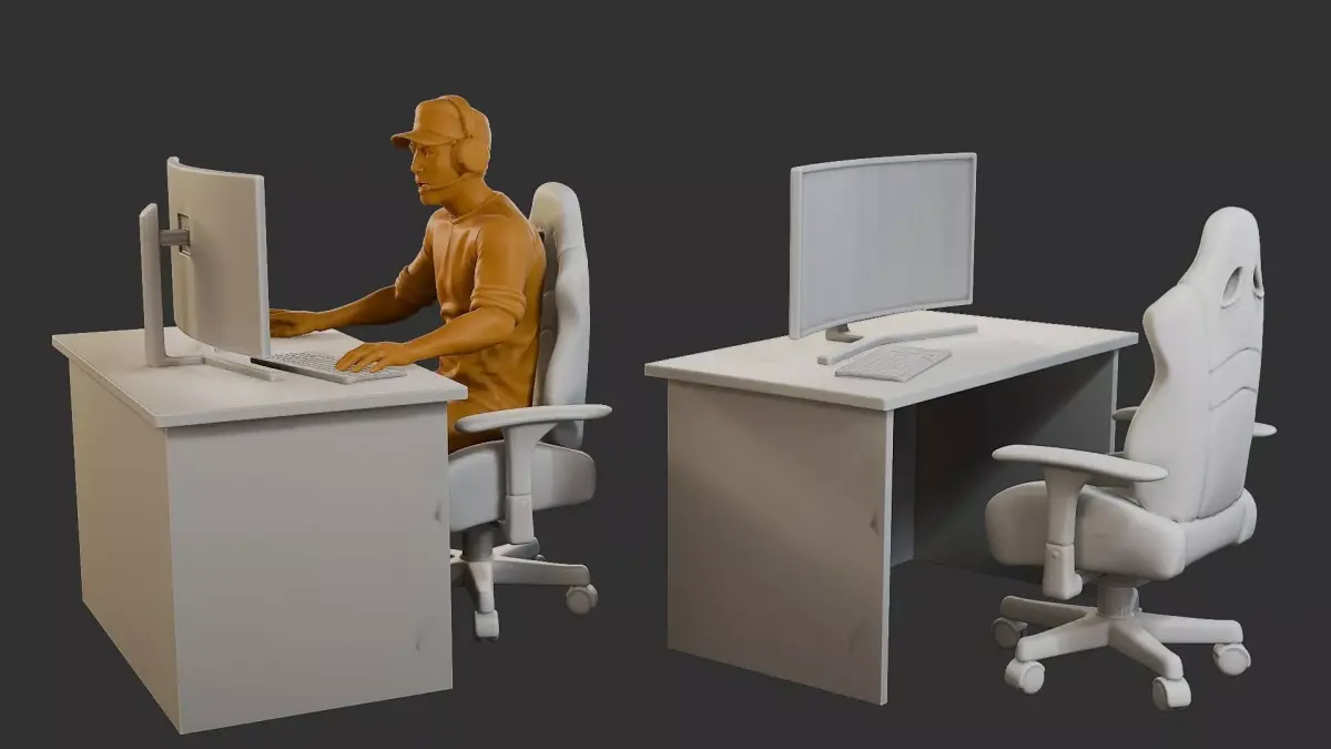 Video Game Player VGP1 005 3D print model