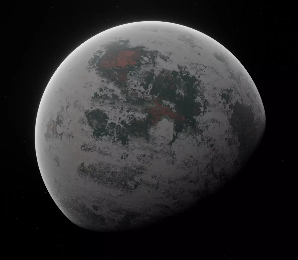 Planet Space Ready to game Low-poly 3D model 4