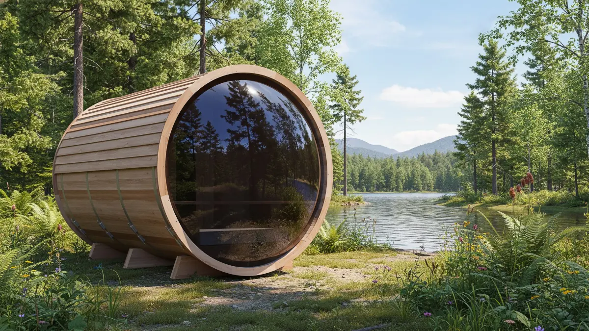 Camping Barrel 3D model
