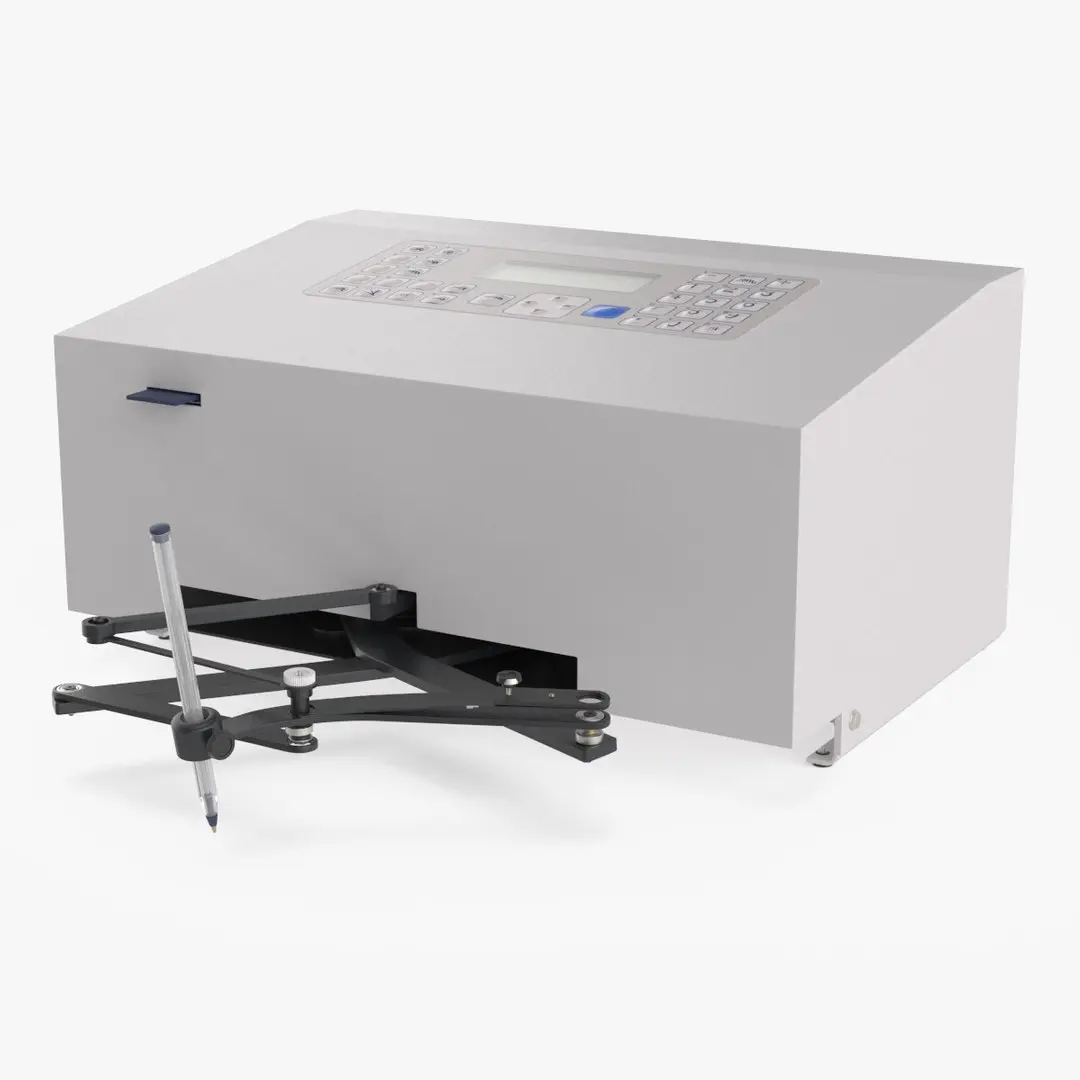 Mechanical Signature Reproduction Device White Rigged 3D model