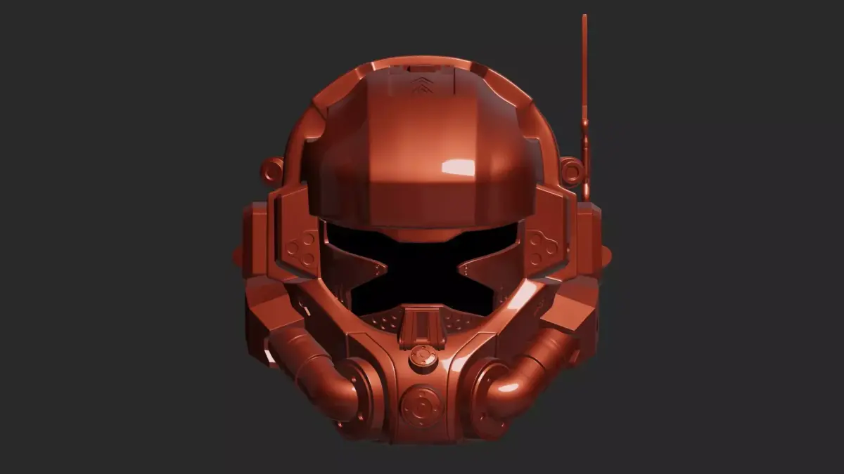 Helmet Anderson 2 3D print model