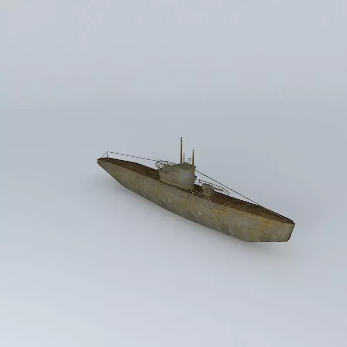Submarine U47 Free 3D model