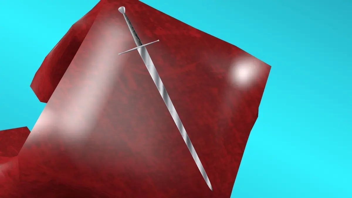 Long Sword Medieval Historical Accurate  Low-poly 3D model